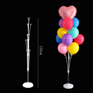 Birthday <strong>Decor</strong> Wedding Supplies 70CM/110CM 135CM/160CM <strong>Table</strong> <strong>Balloon</strong> Stand Clear <strong>Balloon</strong> Holder - Product Image 4