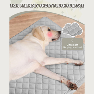 Oem Logo Niet-Afstotende Huidvriendelijke Korte Pluche Surfage Extra Groot Hondenbed Met Afneembare Wasbare Hoes - Product Image 2
