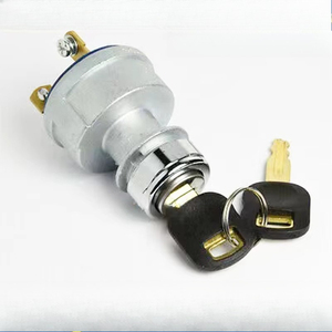 Ensemble de remplacement de commutateur de contact pour excavatrice 9G7641, interrupteur de démarrage pour engins lourds avec 2 clés pour la construction - Product Image 1