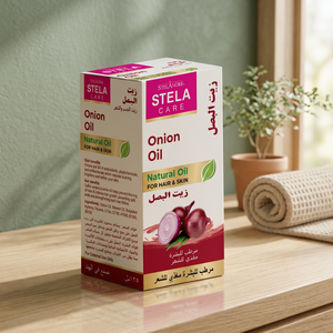Aceite capilar y para la piel Stela Care de cebolla, cuidado nutritivo natural a base de hierbas para el cuero cabelludo, cabello y cuerpo, hidratante y para uso diario personal. - Product Image 3