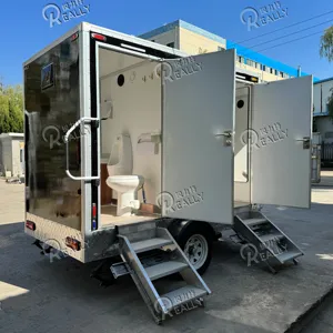 Mobile Outdoor Portable Bathroom Luxury Toilet Trailer Prefab House with DOT/VIN