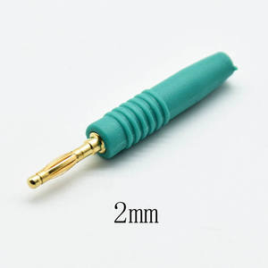 2mm Plaqué Or Wilding Fiche Banane Mâle Haut-Parleur Amplificateur Câble <span class=keywords><strong>Fil</strong></span> Vis d'Alimentation <span class=keywords><strong>Jack</strong></span> Connecteur <span class=keywords><strong>Adaptateur</strong></span> - Product Image 5