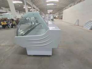 Réfrigérateur deli avec porte en <span class=keywords><strong>verre</strong></span>, 2.5 mètres de long, ascenseur, affichage pour la viande, vitrine de levage - Product Image 3