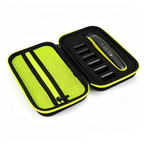 Estuche de viaje para afeitadora EVA, resistente al agua, a prueba de golpes y polvo, con espuma moldeada, bolsillo de malla y correa de mano para Philips OneBlade - Product Image 3