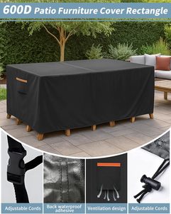 <span class=keywords><strong>Housse</strong></span> de <span class=keywords><strong>protection</strong></span> pour chaise et <span class=keywords><strong>table</strong></span> de <span class=keywords><strong>jardin</strong></span>, toutes saisons, imperméable, coupe-vent, anti-UV, anti-poussière - Product Image 5