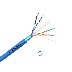 Câble réseau blindé FTP Cat6A Changbao Pass Test 23AWG 4 paires <span class=keywords><strong>10</strong></span> Gigabit <span class=keywords><strong>Ethernet</strong></span> Lan Câble de communication - Product Image 1