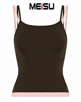 Ensemble de yoga color block personnalisé, débardeur de yoga doux, leggings anti-transparence, vêtements de sport extensibles dans les quatre sens, fabricant OEM ODM