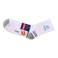 Vente en gros de haute qualité Polyester Coton Style régulier Épaisseur standard Sportif Hommes Chaussette pour les quatre saisons