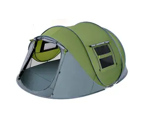 Yangın tavşan 2024 en popüler taşınabilir su geçirmez açık kamp piknik için otomatik açılan çadır parti çadır kamp çadırı