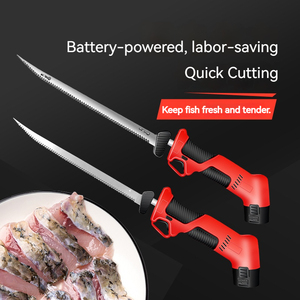 Factory Replacement Battery-Powered Meat Cleaver Bread <b>Knife</b> Lithium Cordless <b>Fish</b> Fillet YUD-001 Manual Bread Cutter Lemon and - Product Image 1