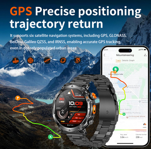 2026 Newest HT42 Outdoor Sport Gps <strong>Smart</strong> <strong>Watch</strong> With Flashlight Altitude Barometer 1.7" Inch <strong>Touch</strong> <strong>Screen</strong> 3atm Waterproof <strong>Watches</strong> - Product Image 4