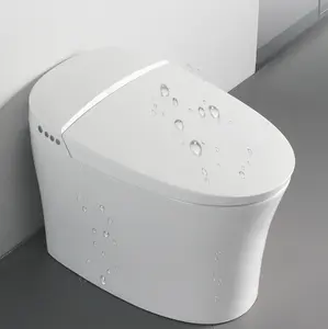 Automatische keramische badezimmer intelligente toilette integrierte maschine bodenmontierte toilette