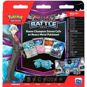 Pour le jeu de cartes Pokémon Rival Battle Deck Mary & Steven, y compris la carte promotionnelle [ITA] - pour les jeux de cartes - Product Image 3