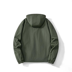 Men's Lightweight Windproof and Waterproof Casual Bomber <b>Jacket</b> for Spring Autumn XS Size Stand Collar Outer Hooded <b>Jacket</b> - Product Image 3