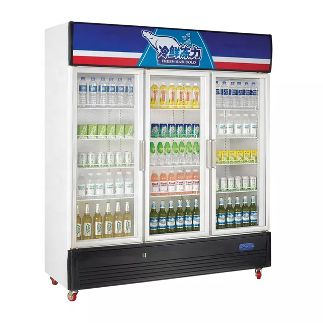 Grace Commercial Refrigeration Equipment  Glass Door Wine  Energy Drink Display Cooler Beer Display Cool