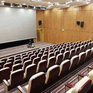 Venta directa de fábrica, muebles para el aula, sillas plegables para auditorio, gran teatro, sala de música, sillas de iglesia con tablero de escritura - Product Image 2