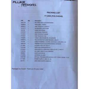 Analyseur de réseau à fibre optique NetAlly OneTouch, précision 1 ppm, plage dynamique 60 dB, testeur de vitesse Ethernet et WiFi, alimenté par batterie - Product Image 4
