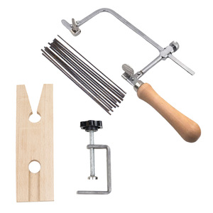 Sierra <span class=keywords><strong>de</strong></span> <span class=keywords><strong>joyero</strong></span> ajustable con mango <span class=keywords><strong>de</strong></span> madera y cuchillas para cortar joyas - Product Image 1