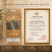 Sacs d'emballage en plastique refermables à fermeture éclair personnalisés pour tabac à fumer, cigares, feuilles de Grabba Fronto, anti-odeur, NS