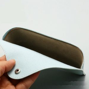 Estuche para Gafas de Sol de PU de Color Sólido, Ligero y Colorido, Estuche para Gafas de Cuero Duradero - Product Image 3