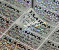 Etiqueta de Seguridad con Holograma Láser 3D Personalizada, Etiqueta Iridiscente Arcoíris Anti-falsificación, Sello de Garantía Impermeable, Etiqueta Holográfica
