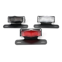 Motorrad Aluminium Kennzeichenhalter mit LED Bremslicht und Blinkern für SUZUKI DRZ400E DRZ400S DRZ400SM