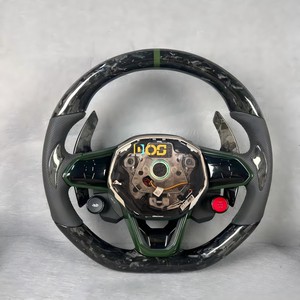 Volante de Cuero en Oferta para Volkswagen Golf 7 <span class=keywords><strong>GTI</strong></span> Golf R MK7 para VW <span class=keywords><strong>Polo</strong></span> <span class=keywords><strong>GTI</strong></span> Jetta Passat B8 Tiguan Sharan Touran - Product Image 6