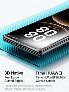 Protecteur d'écran Benks 3D Hot Bending Full Glue pour Huawei Mate X7 X6 Collector's Edition, film en verre trempé anti-reflet AR - Product Image 4