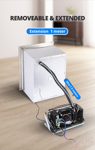 Kulkas Portabel RV Marine Colku 50L, Kulkas Mini Kompresor Pendingin 12V dengan Pembuat Es 24V untuk Mobil, RV, dan Kapal - Product Image 5