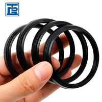 TONGDA LBH Nitrile Rubber Dust Seal Hydraulic Cylinder Rod Wiper Double Lip Custom Size OEM for Excavator Engineering Machinery