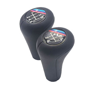 Car Gear <b>Knob</b> Leather Manual 6-Speed 5-Speed <b>Shift</b> Lever For Bmw E36 E46 - Product Image 4