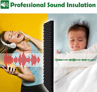 Nouveau panneau d'isolation acoustique en mousse à haute densité absorbant le bruit professionnel matériau Durable