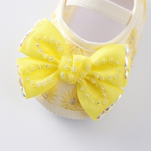 Chaussures <span class=keywords><strong>de</strong></span> bébé princesse à nœud mignon, semelle souple, respirantes, antidérapantes, chaudes, avec fermeture à bande élastique, pour tout-petits <span class=keywords><strong>de</strong></span> 0 à 1 an - Product Image 2