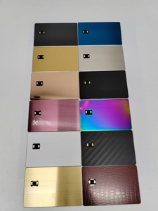 Gravierte Edelstahl-NFC-Metallkarte Individuelle NFC-Metall-ID-Karte Blanko Schwarze NFC-Metall-Aluminium-Geschäftsmitgliedskarten Mit Chip - Product Image 1