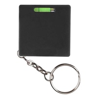 Anneau de ruban à mesurer compact niveleur avec ruban de règle en métal de 1 mètre de long TM005 cadeau promotionnel ruban à mesurer porte-clés