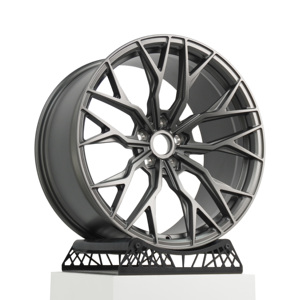 Cerchi in Lega di Alluminio Forgiati Personalizzati TREE Brench 5X120 Grigio Canna di Fucile per <span class=keywords><strong>Auto</strong></span> Sportive e da Corsa, per BMW Audi Golf <span class=keywords><strong>Maserati</strong></span> - Product Image 3