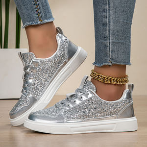 Sneakers con diamanti scintillanti Glitter da donna, taglie 36-42 - Product Image 5