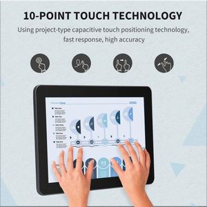 Touchwo màn hình cảm ứng hiển thị độ phân giải cao Wall Mount điện dung công nghiệp 15 16 inch màn hình cảm ứng <span class=keywords><strong>LCD</strong></span> Màn hình máy tính - Product Image 2