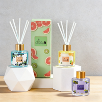 Diffuseur de parfum de luxe aux fruits 120 ml, diffuseur d'arômes pour la maison, désodorisant longue durée pour chambre et salle de bain