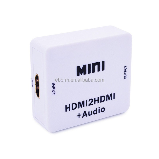 High Quality  MINI HDMI to HD MI with Audio Converter Full HD 1080P
