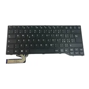 HK-HHT Preto Novo teclado do laptop para Fujitsu Lifebook E733 E734 E743 E744 Teclado layout Italiano