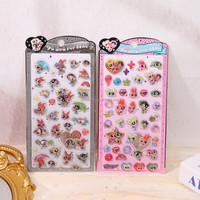 Pegatinas 3D de Resina Epoxi con Dibujos Animados, Lindas y Transparentes, Resistentes al Agua, Ideales para Material Escolar Infantil y Recuerdos de Fiesta, Venta al Por Mayor