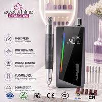 OEM/ODM Perceuse à ongles sans fil 40000 tr/min, rechargeable par USB, micromoteur 2,3 mm, outil de manucure professionnel portable