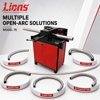 Cintreuse électrique de tubes LIONS, capacité 76 mm, machine robuste pour le cintrage de tuyaux et de profilés