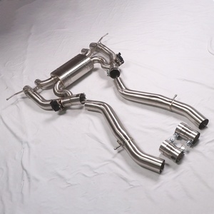 3" S58 M3 G80 M4 G82 Rear Exit Valved Axle Back Exhaust System Valvetronic Muffler Remote Control Stainless Steel 304 5-Year - Product Image 3