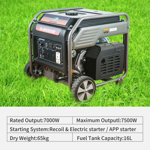 Genset Portable Silent <b>Gasoline</b> <b>Generator</b> DL8000iOE Electricity <b>Gasoline</b> <b>Generator</b> - Product Image 2