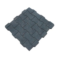 Tuiles en caoutchouc hexagonales antidérapantes les plus vendues pour l'extérieur, moule hexagonal pour l'extérieur