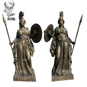 Ot-ALE utdoor, ecoration, ustomized, etal, arrior, culpture, ronze, Ife, Ize, partan - Product Image 2