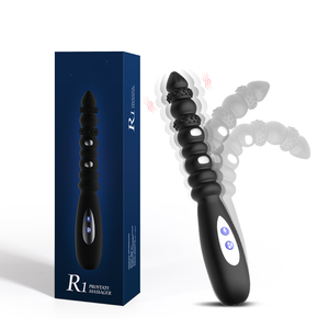 Silicona líquida 10 Frecuencia Vibración Juguetes sexuales masculinos Kowloon Whip 3 Frecuencia Pulso Choque eléctrico Masajeador de próstata - Product Image 2