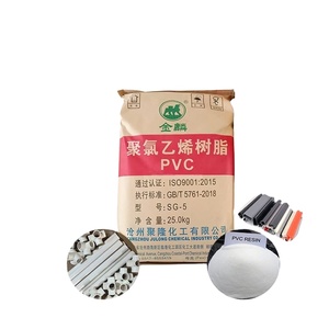 Resina de PVC, Cloruro de Polivinilo, Materia Prima Plástica en Polvo, Resina de PVC JINLIN Sg-5 para Tuberías, Proveedor - Product Image 1